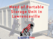 Portable storage Unit in Lawrenceville, GA